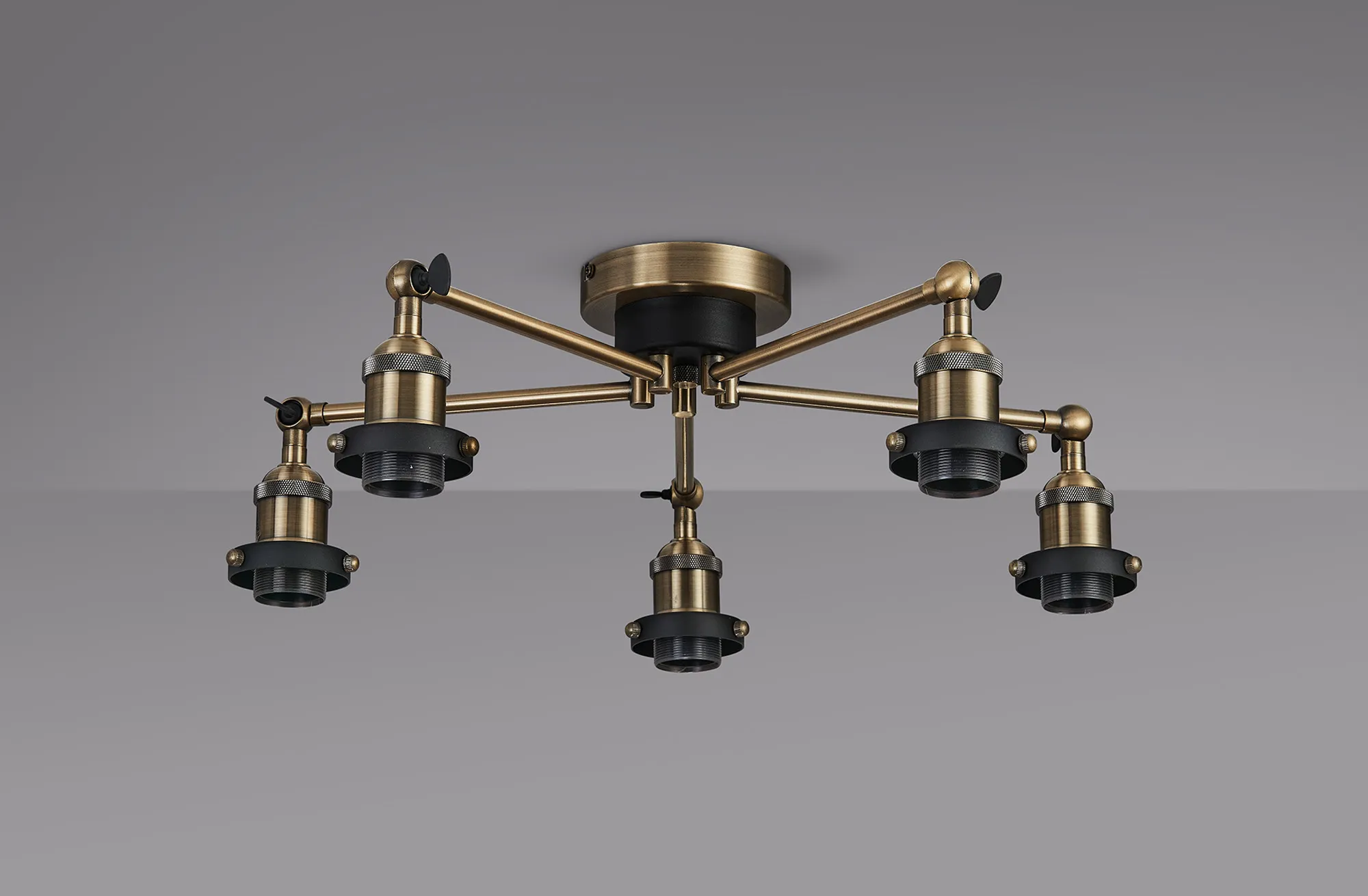 Dreifa Curved Ceiling Lights Deco Semi Flush Fittings Dreifa Curved Ceiling Lights Deco Semi Flush Fittings